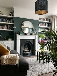 Black And Blue Room The Blue Room Alcove Antique Art Baywindow Beforeafter Black Blinds Blue Bookcase Bookshe Victorian Living Room Dark Living Rooms 1930s Living Room