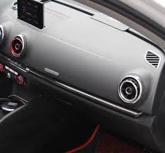 Set Of 7 Real Black Carbon Fiber Interior Trim Complete Set For Audi A3 S3 8v 2012 2016 Pinalloy Audi A3 Interior Trim Audi