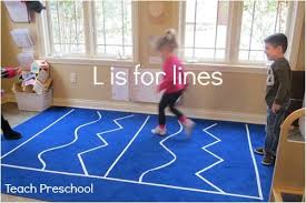 L Is For Lines Teaching Preschool Activities Preschool