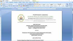 Oleh karena itu, setiap muslim wajib ikut berperan dalam kemakmuran masjid sesuai dengan firman allah swt., : Surat Keputusan Dmi Sk Pimpinan Cabang Dewan Masjid Indonesia