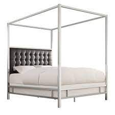 Product title euroco twin platform bed wood frame with headboard a. 10 Best Canopy Beds In 2018 Chic Four Poster King And Queen Canopy Bed Reviews