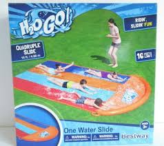 Bestway H2o Go 16ft Quadruple Water Slip N Slide Kids Drench Pool Toy Summer In 2020 Pool Toys Water Games For Kids Water Play For Kids