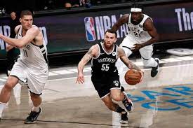Key player kevin durant had 13 points in the first quarter, 21 by halftime and finished landry shamet of the nets reacts after scoring a basket against the bucks in game 2 of the second round of the 2021 nba playoffs at barclays center on monday. Ajy1tjwzoyiaam
