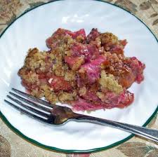 Tart Rhubarb Crisp Recipe Food Com Recipe Rhubarb Crisp Rhubarb Recipes Crisp Recipes