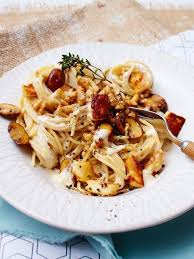 Spaghetti Mit Pilzen Und Gebratenem Halloumi Rezept Lecker Rezept Rezepte Vegetarische Gerichte Halloumi Rezepte