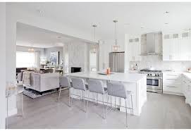 Jillian Harris Plays With Clean Lines In This Beautiful Renovation Open Concept Kitchen Living Room Interior Design Kitchen Home Decor Kitchen