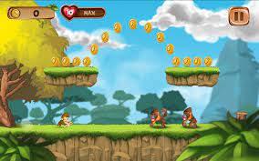 Banana Kong Today S Latest Invention Run Jump Bounce And Swing On Vines As You Help Banana Kong To Pass Up A Huge Banana Avalanche Take Full Control H Jogos