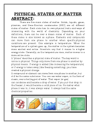 Classification of matter integrated science dr may ppt download. Doc Physical States Of Matter Cutecious Virgorayan Academia Edu