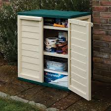 Green White Plastic Garden Utility Cabinet Lock Shelves Storage Garage Outdoor Rowlins Plastic Storage Cabinets Garden Storage Cabinet Plastic Outdoor Storage