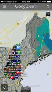 Snow Depth Map Overlay