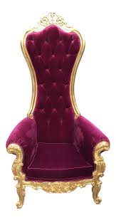 Baroque Style Tufted Red Velvet Throne Chair Made By Order In 2020 Throne Chair Fancy Chair Chair