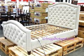 Costco pulaski furniture queen upholstered bed 499 99. Costco Pulaski Furniture Queen Upholstered Bed 499 99 Upholstered Beds Queen Upholstered Bed House Furniture Design