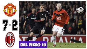 Amad diallo 'changed everything' for manchester united vs. Manchester United Vs Ac Milan 7 2 All Goals And Highlights Ucl 2009 2010 Shareonsport Com