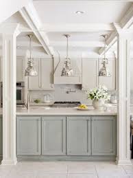 Complement the gray kitchen cabinets with bold color accents such as green Kitchen Design Kitchen Inspirations Kitchen Design Two Tone Kitchen Cabinets