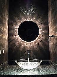 Unique Bathroom Lighting Idea Mirror Light For Bathroom Marilyn Round Mirror By Edge Lighting Mirror Modern Bathroom Remodel Edge Lighting