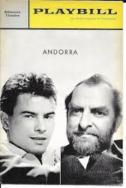 "Andorra" Playbill Broadway 1963 FLOP Horst Buchholz & Hugh Griffith
