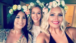 Flamingo tropical floral flower crown festival head dress hair band pink orange. Flower Crown Parties And Bachelorette Parties Flower Crown Bar Diy