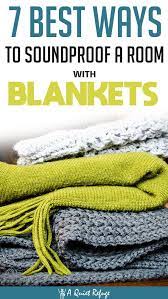How To Soundproof A Room With Blankets 7 Best Ways Sound Proofing Soundproof Room Audio Room