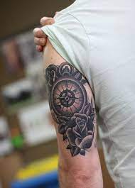 Back Of Bicep Tattoo Men