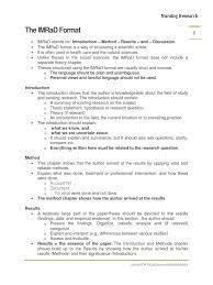 The standard line spacing is 1.5 and font size of 12. Imrad Format Scientific Method Inquiry