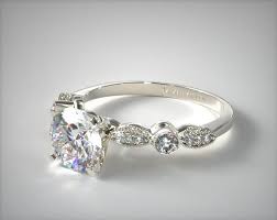 Platinum Antique Bezel And Pave Set Engagement Ring Vintage Engagement Rings Antique Engagement Rings Wedding Rings Vintage