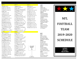 This Item Is Unavailable Printable Nfl Schedule All Nfl Teams Nfl