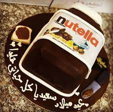 قالب النوتيلا اللذيذ من ليتشي كيك nutella desserts nutella bottle