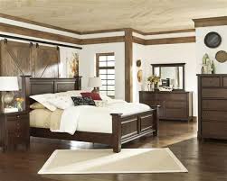 Hindell Park Dark Brown Wood Glass Master Bedroom Set Master Bedroom Set Master Bedrooms Decor Rustic Master Bedroom