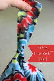 Make sure the length and width of the fleece is cut in whole inches. How To Make A No Sew Fleece Blanket With Fringe