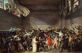 Although the national assembly was originally made up of mostly members of the third estate, many clergy and nobility representatives soon joined as anger for the monarchy of louis xvi spread. The Tennis Court Oath 20th June 1789 Jacques Louis David Als Kunstdruck Oder Handgemaltes Gemalde