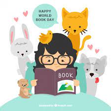 Historia, los mejores tweets y hechos. Feliz Dia Del Libro Vector Gratis