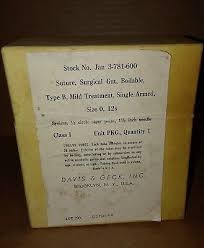 Vintage Davis Geck Medical Suture Surgical Gut Boilable Ebay