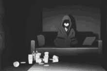 #anime #anime gif #anime gifs #rain gif #anime rain gif #rainy night #aesthetic #aestheitcs. Anime Boy Depressed Gifs Tenor