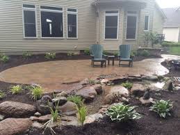 A Stunning Garden Patios Rochester Ny Custom Patio Garden Design Patio Installers In Front Yard Landscaping Design Patio Pavers Design Patio Landscaping