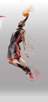 Lebron James Disintegrate Effect On Behance Lebron James Dunking King Lebron James King Lebron