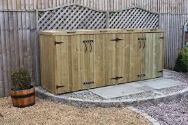 Bellus Quad Wheelie Bin Storage Chest Storage For 4 Wheelie Bins Wheeliebinstoragedirect Co Uk Bin Store Storage Bins Wooden Bins