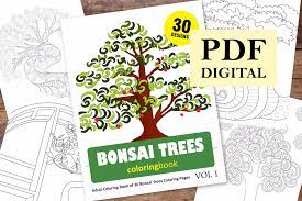 Coloring sheets is a diverse new activity for them. Bonsai Trees Coloring Book For Adults Coloring Books For Adults