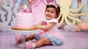 Order best cakes to celebrate your kid's birthday. Anayra Sharma Turns One Kapil Sharma Ginni Chatrath Host Baby Shark Themed Birthday Party For Daughter