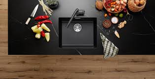 Also for flushmount installation in stone and glass. Blanco Subline Blanco