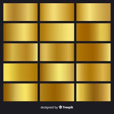 Html color gold is translated automatically to its rgb / hex equivalent by the browser. Golden Gradients Collectio Free Vector Download On Freepik