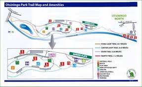 The park is an extended, narrow greenspace. Otsiningo Park Otsiningo North Broome County