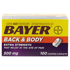 Bayer back and body extra strength. Bayer Back And Body Extra Strength Pain Relief Caplets 100 Ct Aspirin Meijer Grocery Pharmacy Home More