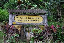 Maybe she might not be able to compete with other famous waterfall site. Sungai Gabai Waterfall Hulu Langat Selangor