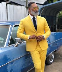 Black And Yellow Suit The Ultimate Suit Color Combination Guide For Men Couture Crib Mens Fashion Suits Mens Outfits Prom Suits