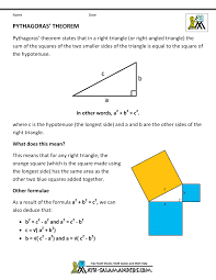 Geometry Triangle Formulas Pythagoras Geometry Formulas Basic Math Triangle Formula