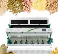 High Precision Wheat Barley Grain Corn Color Sorter 448 Channels
