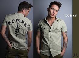 Emilio Sacci Komar سری جدید اجناس بهاره هدایای ارزنده این نام را به خاطر بسپارید امیلیو ساچی کومار برندی Men Casual Mens Tops Button Down Shirt