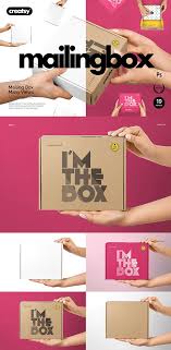 Mailing Box Mockup Set Box Mockup Mockup Mailing