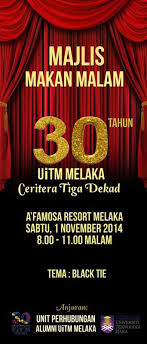 Maybe you would like to learn more about one of these? Studentpress Uitmmlk On Twitter Majlis Makan Malam 30 Tahun Uitm Melaka Nantikan Info Selanjutnya Sementara Itu Rt Mppuitmlendu Komedlendu Http T Co Ddxxhcfuxy