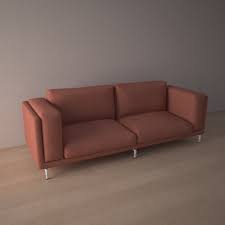 3d ikea nockeby sofa